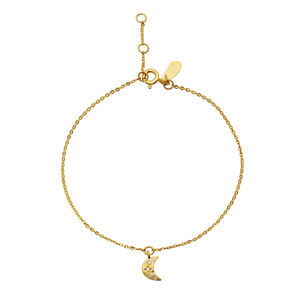 Maanesten  Celestia armbånd - forgyldt