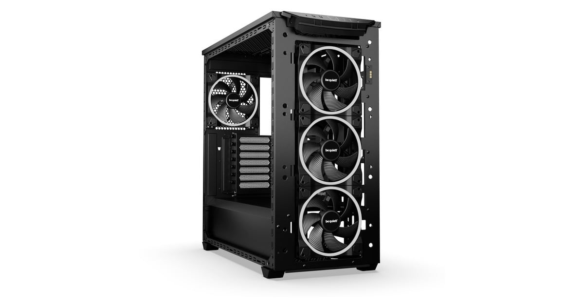 be quiet!SHADOW BASE 800 FX midi tower behuizing  (Zwart | 2x USB-A | 1x USB-C | RGB | Tempered Glass)