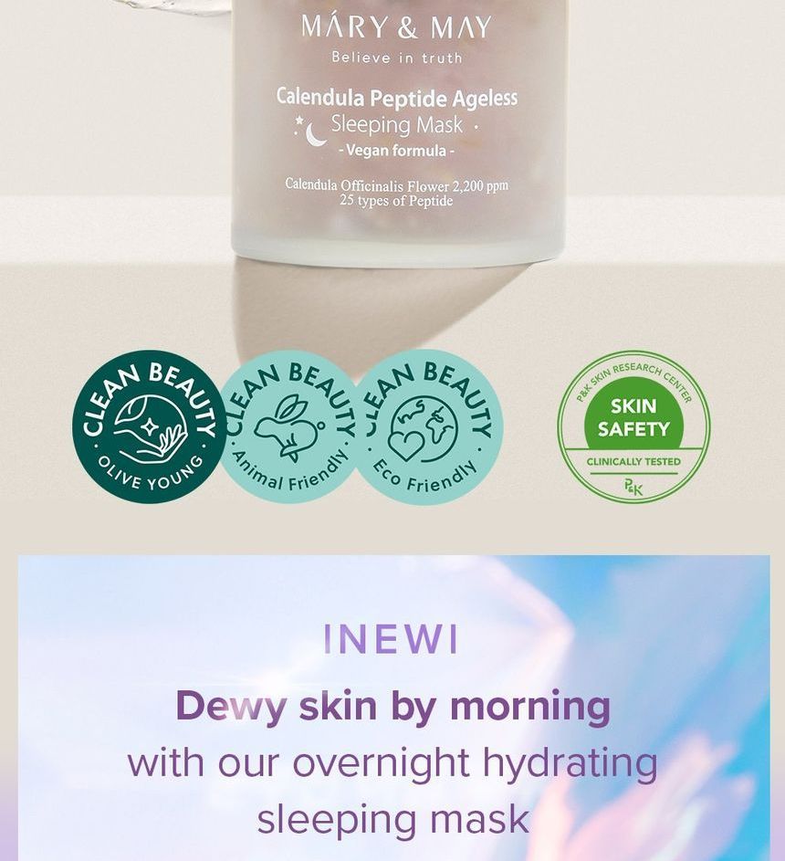 Mary&May - Calendula Peptide Ageless Slaapmasker