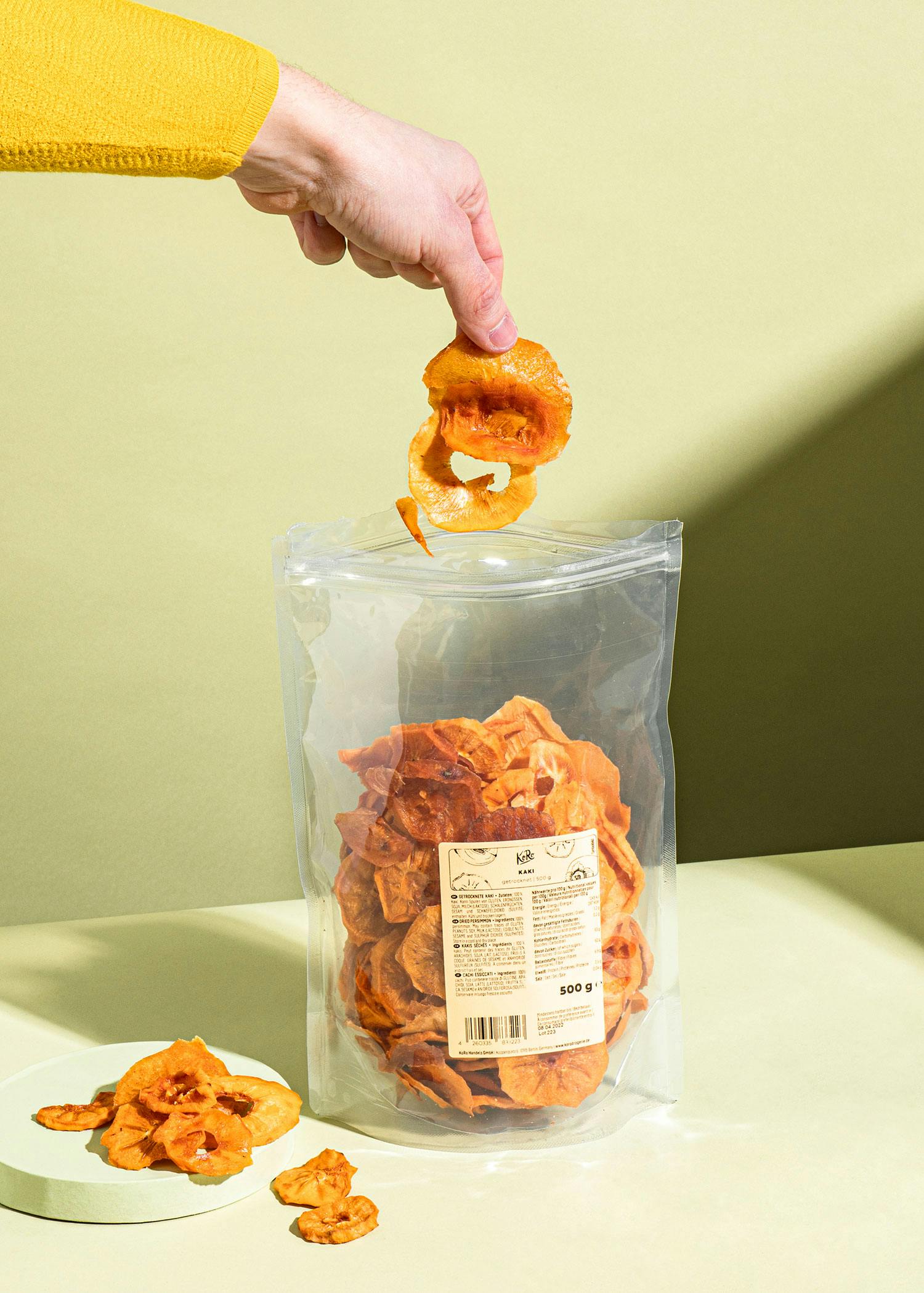 Getrocknete Kaki 500 g