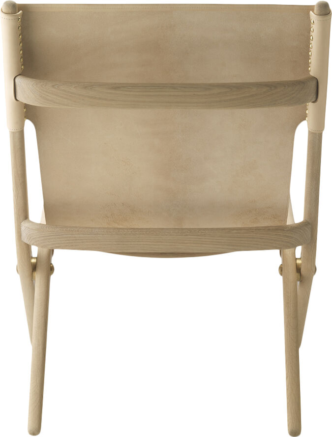 Audo Copenhagen Saxe chair - Sæbebehandlet eg / Naturlig læder Natural oak/natural leather