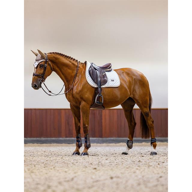 Zadeldek Equestrian Stockholm Modern White Sand Springen Wit-beige