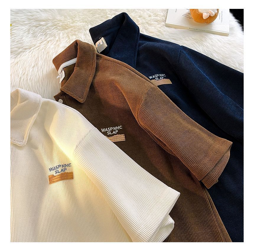 Zentrus - Poloshirt met korte mouwen en geborduurde letters