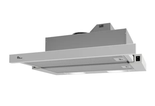 Emhætte Gemini III Emhætte til centralventilation 60 cm. - Hvid