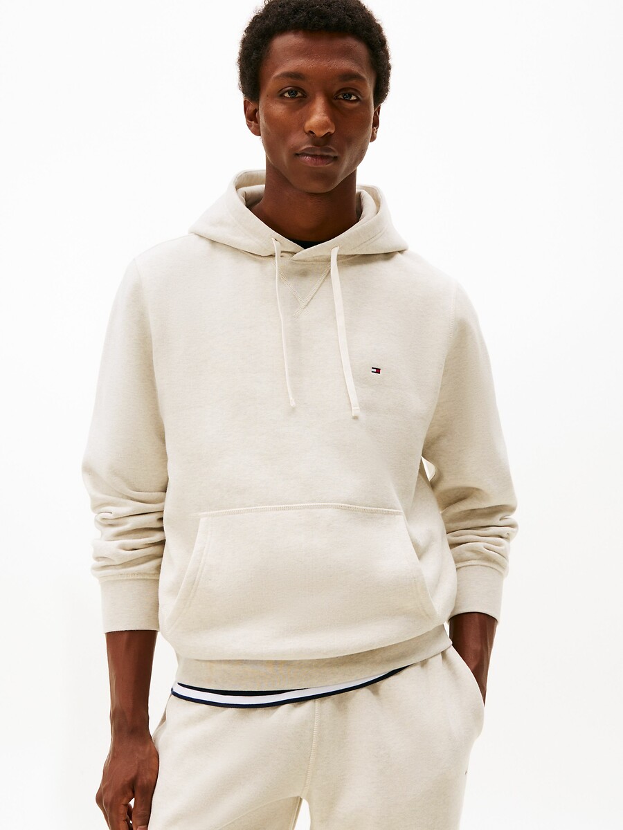 TOMMY HILFIGER<br>Moletom com capuz de lã