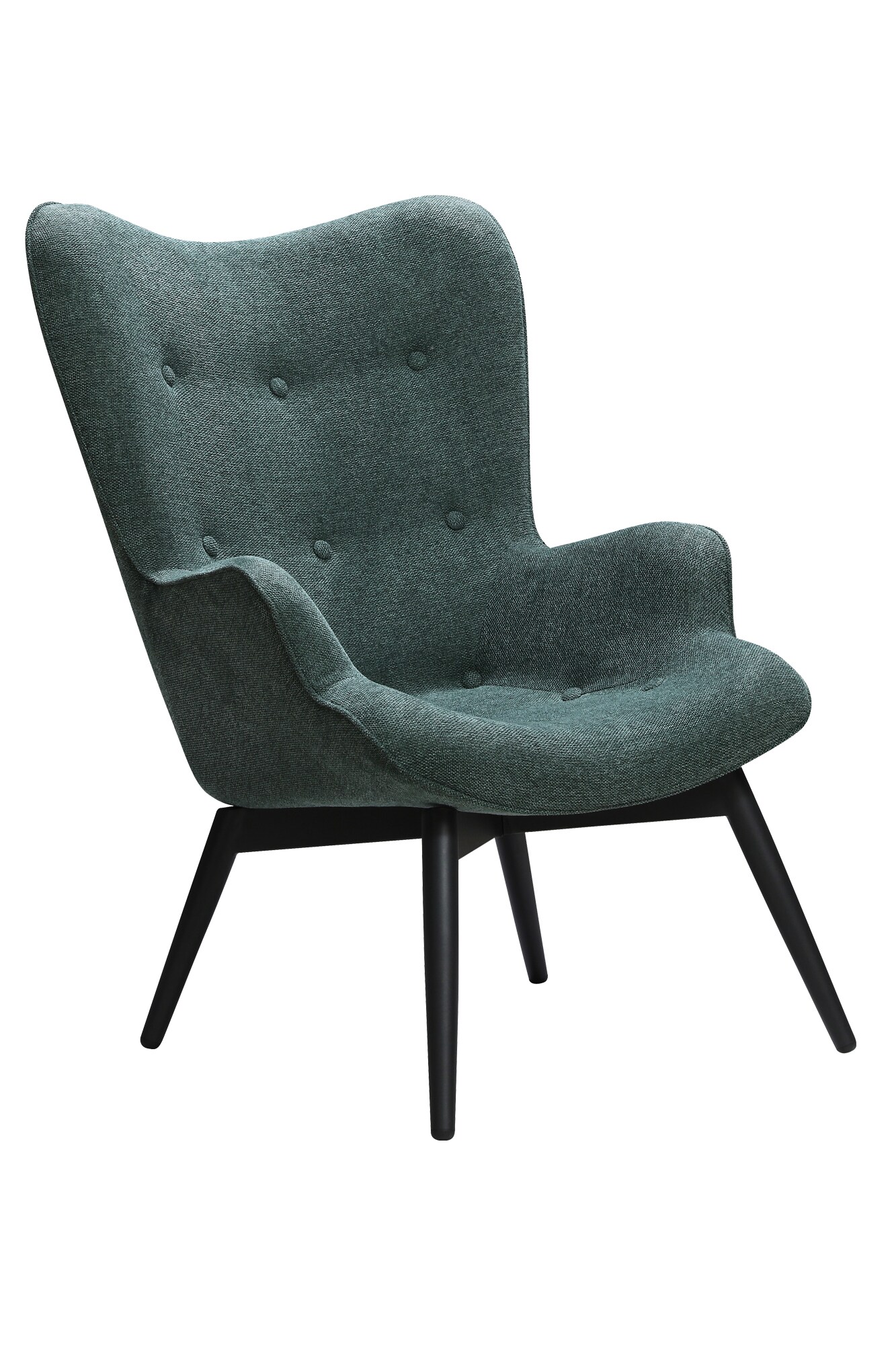 Sessel Tannengrün Strukturstoff Relaxsessel Polstersessel Loungesessel
