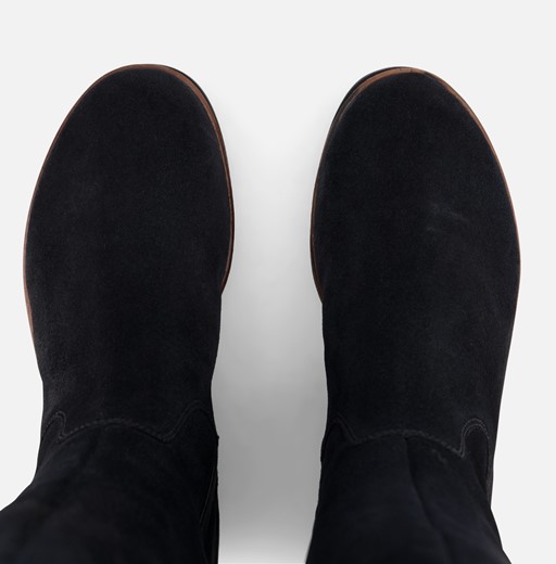 Gabor Hoge laarzen blauw Suede