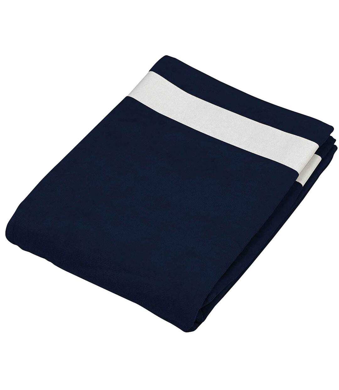 Drap de plage coton - K118 - bleu marine