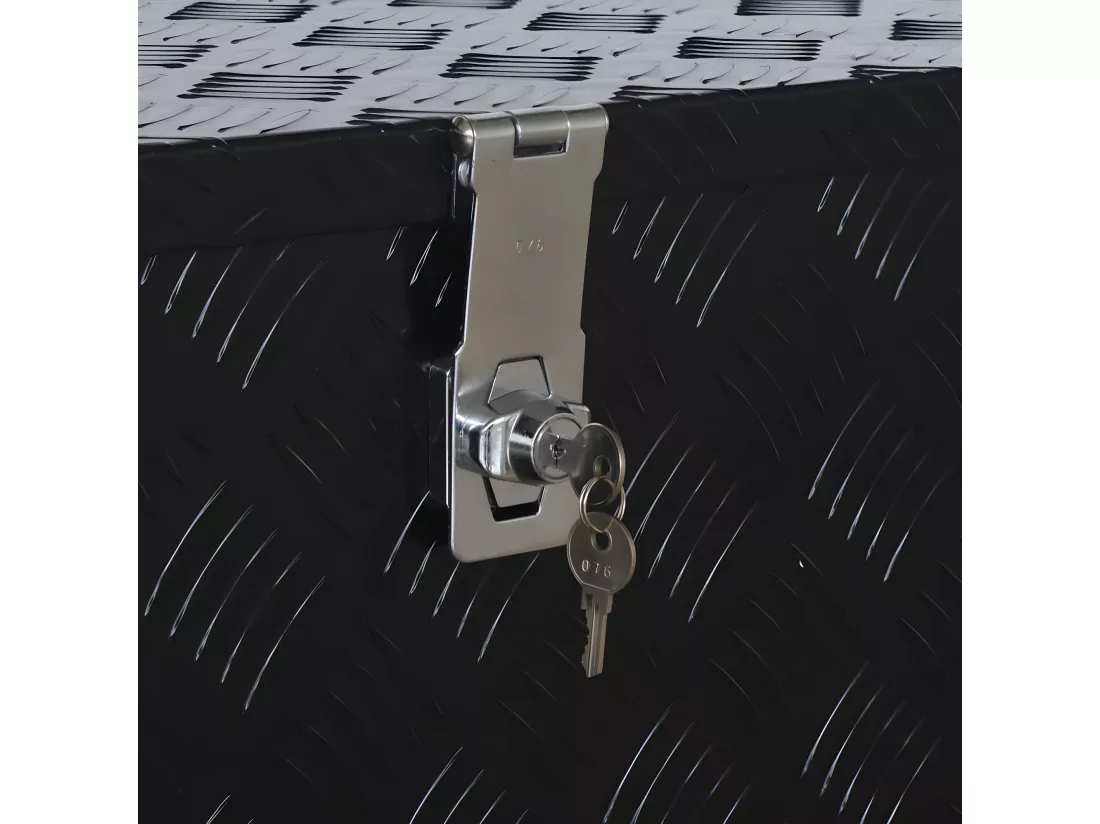 Prolenta Premium - Boîte en aluminium 1085x370x400 mm Noir