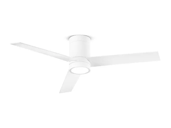 Ventilateur de Plafond avec Lumière Perenz 7185 B CT Blanc d. 132 cm, 3 Pales, 6 Vitesses, Moteur DC 40W, Silencieux