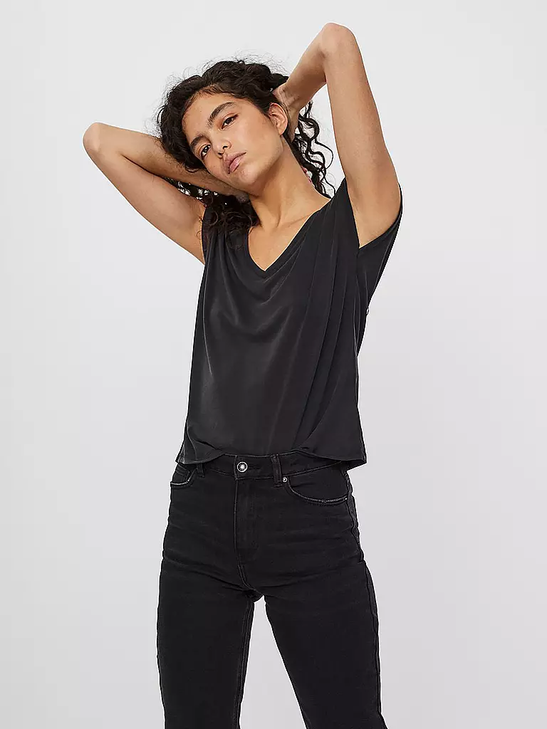 VERO MODA T-Shirt VMFILLI schwarz
