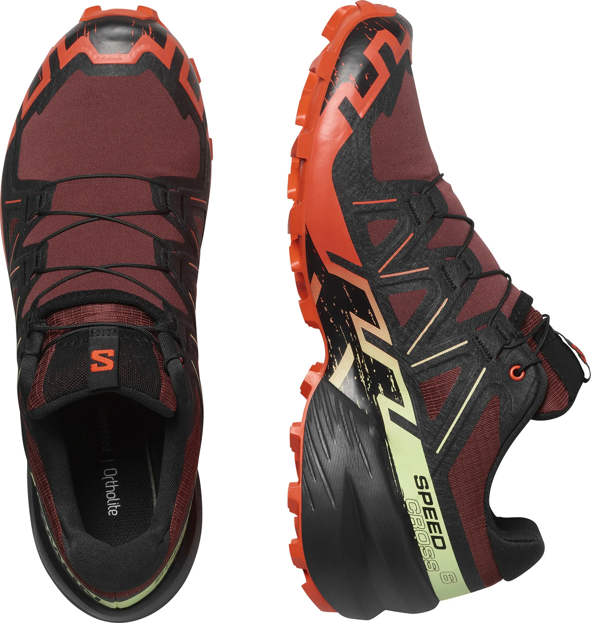 Salomon Men's Speedcross 6 Rum Raisin/Cherry Tomato/Cognac