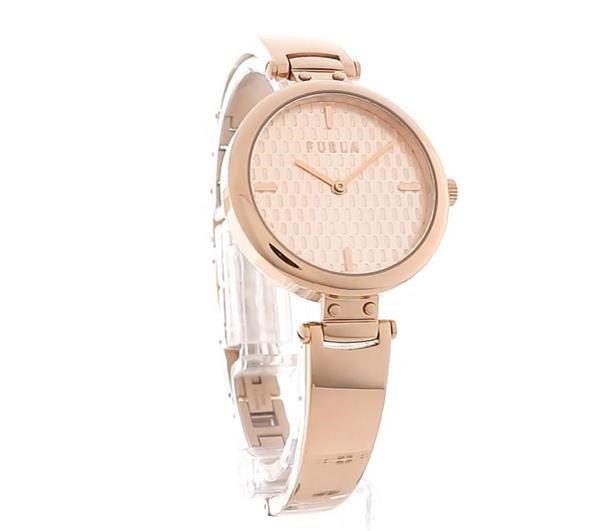 Furla New Pin Rose Gold Watch WW00018007L3