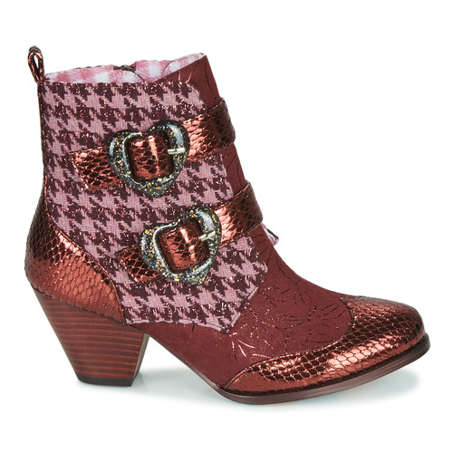 Irregular Choice - TOO HEARTS - Bordeaux