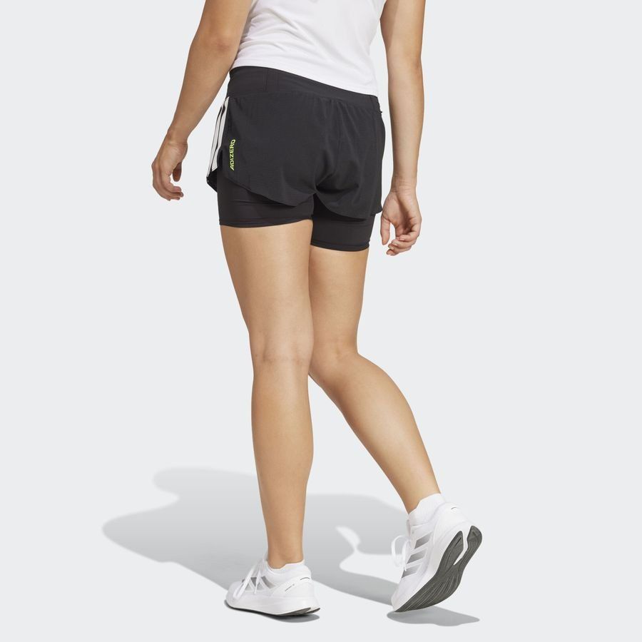 Adidas Short poche gel 2 en 1 Adizero Running