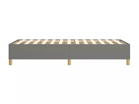 Sommier à lattes de lit Gris foncé 100x200 cm Tissu