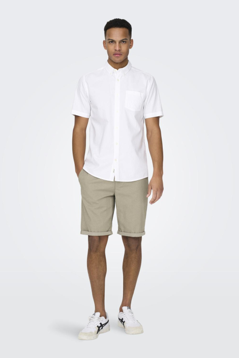 Only & Sons beige heren korte broek