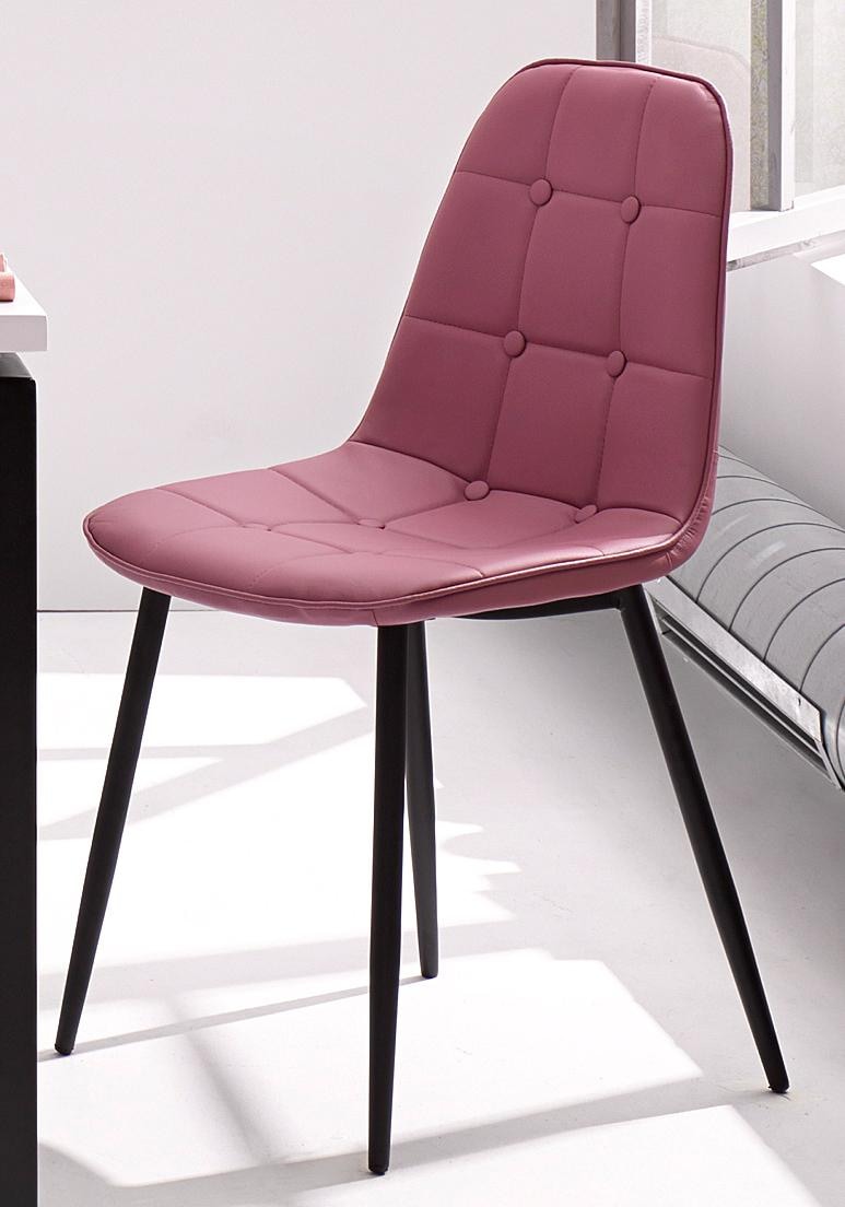 INOSIGN Essgruppe Esstisch, Breite 160 cm und 4 Esszimmerstühle, Bezug in Kunstleder