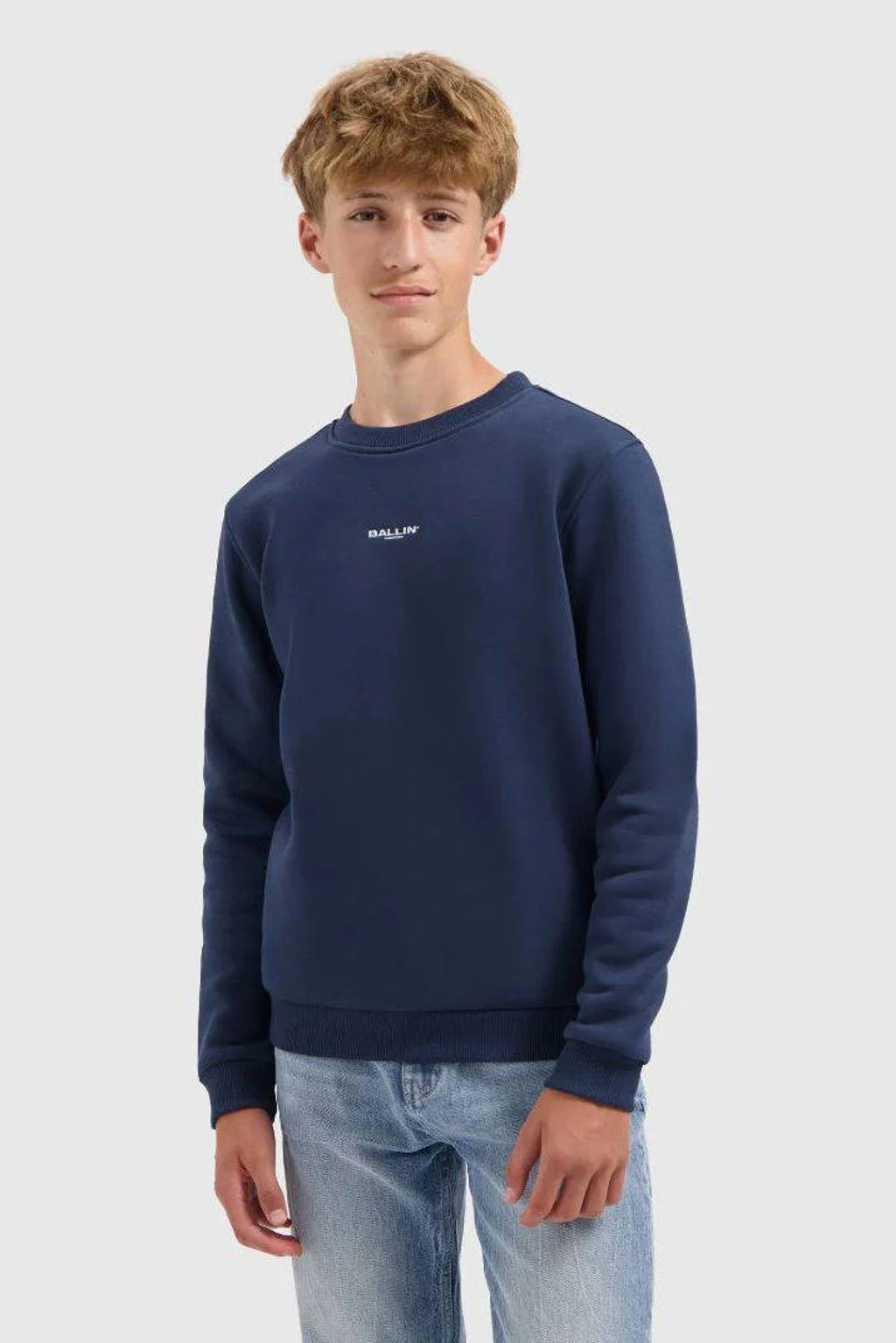 Ballin sweater donkerblauw