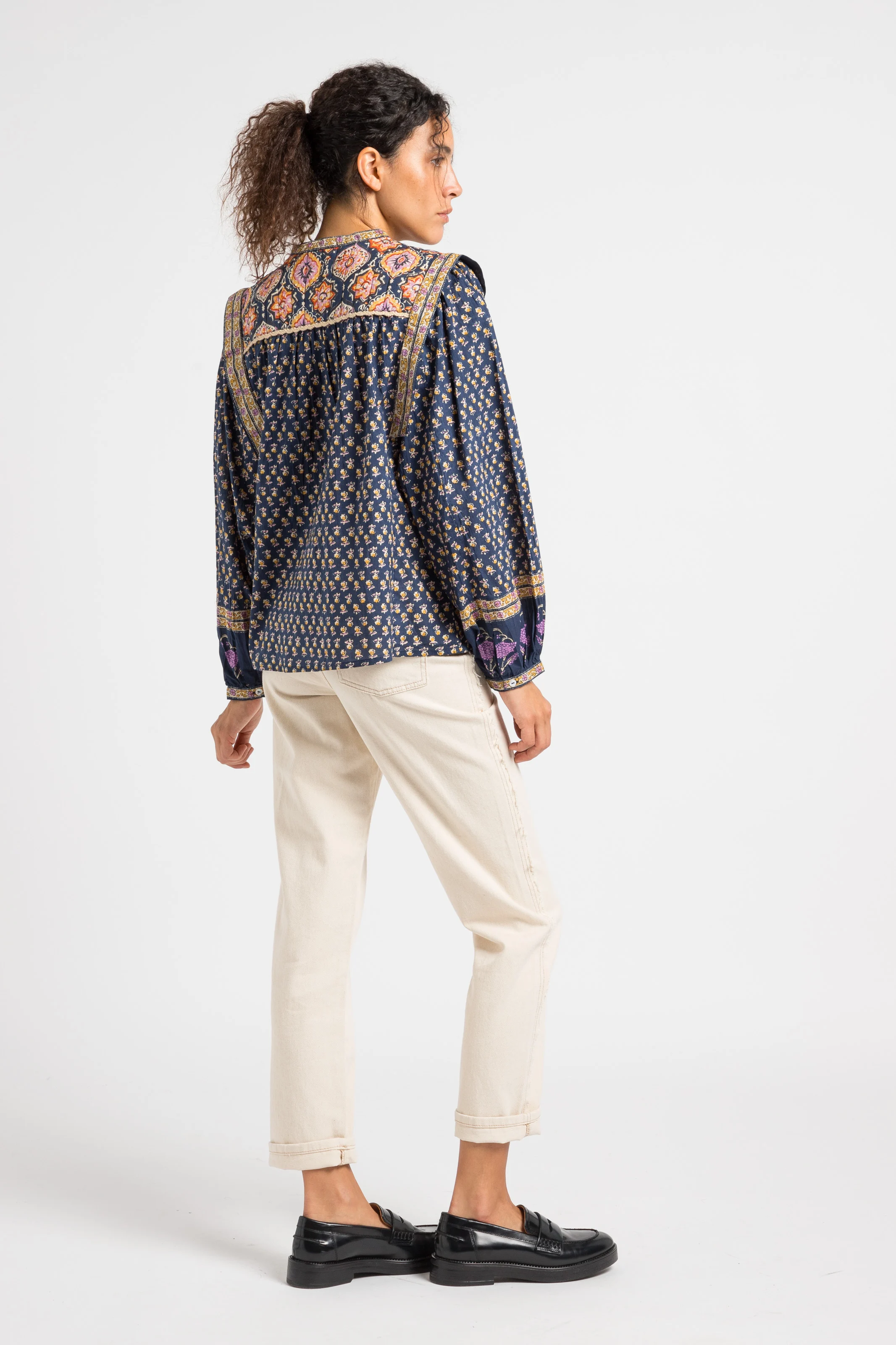 KATJA - Jean taille haute | Blanc