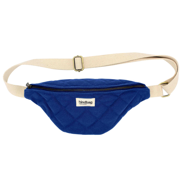 Sac banane matelassé Olivia Bleu électrique