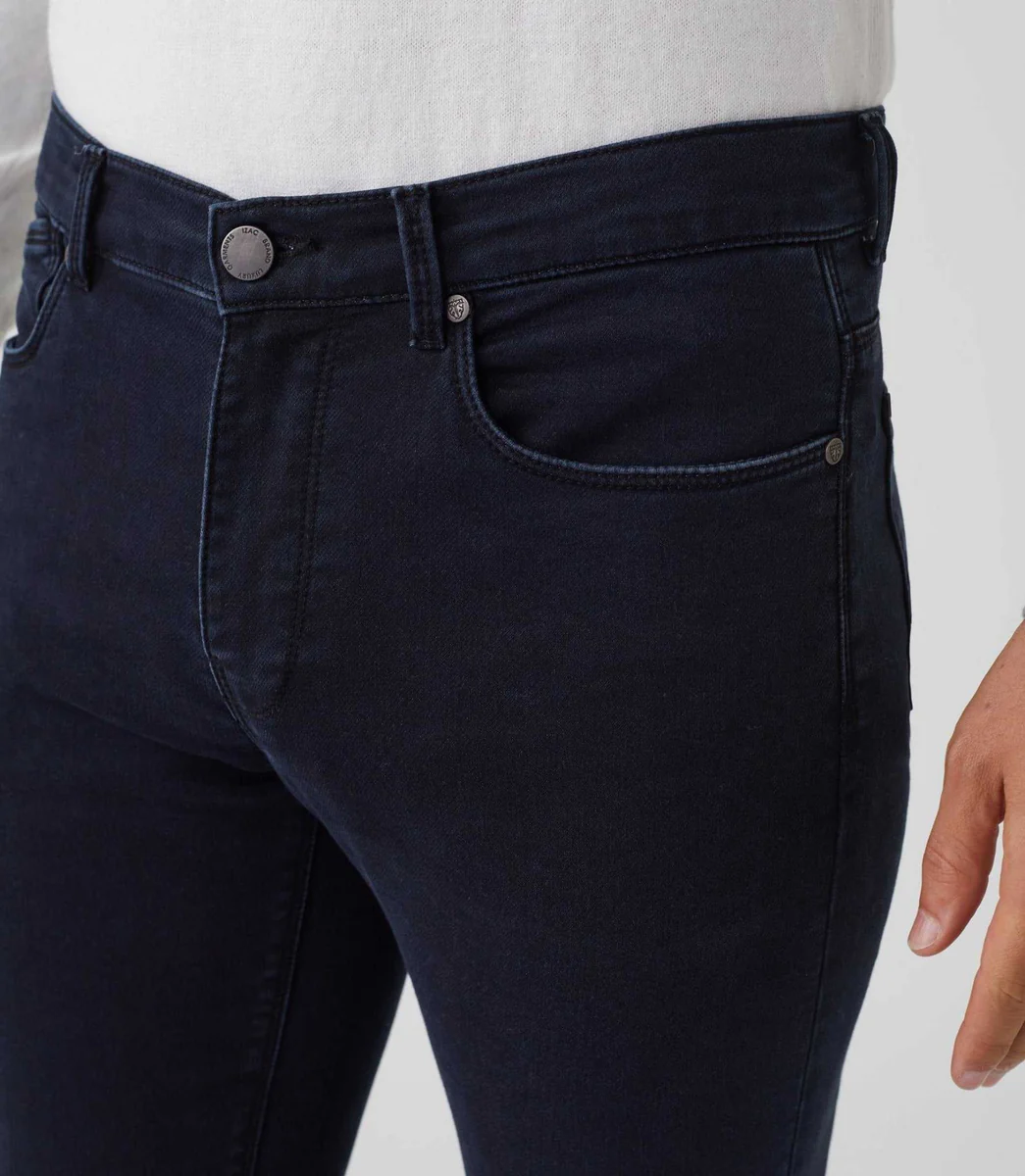 Jean molleton super slim bleu foncé 