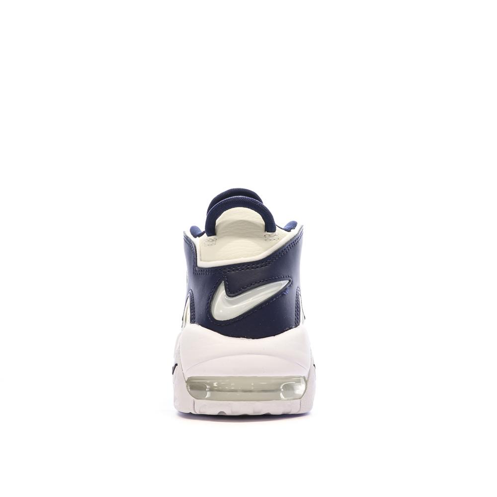 Nike Baskets Écru/Marine Garçon Nike Air More Uptempo