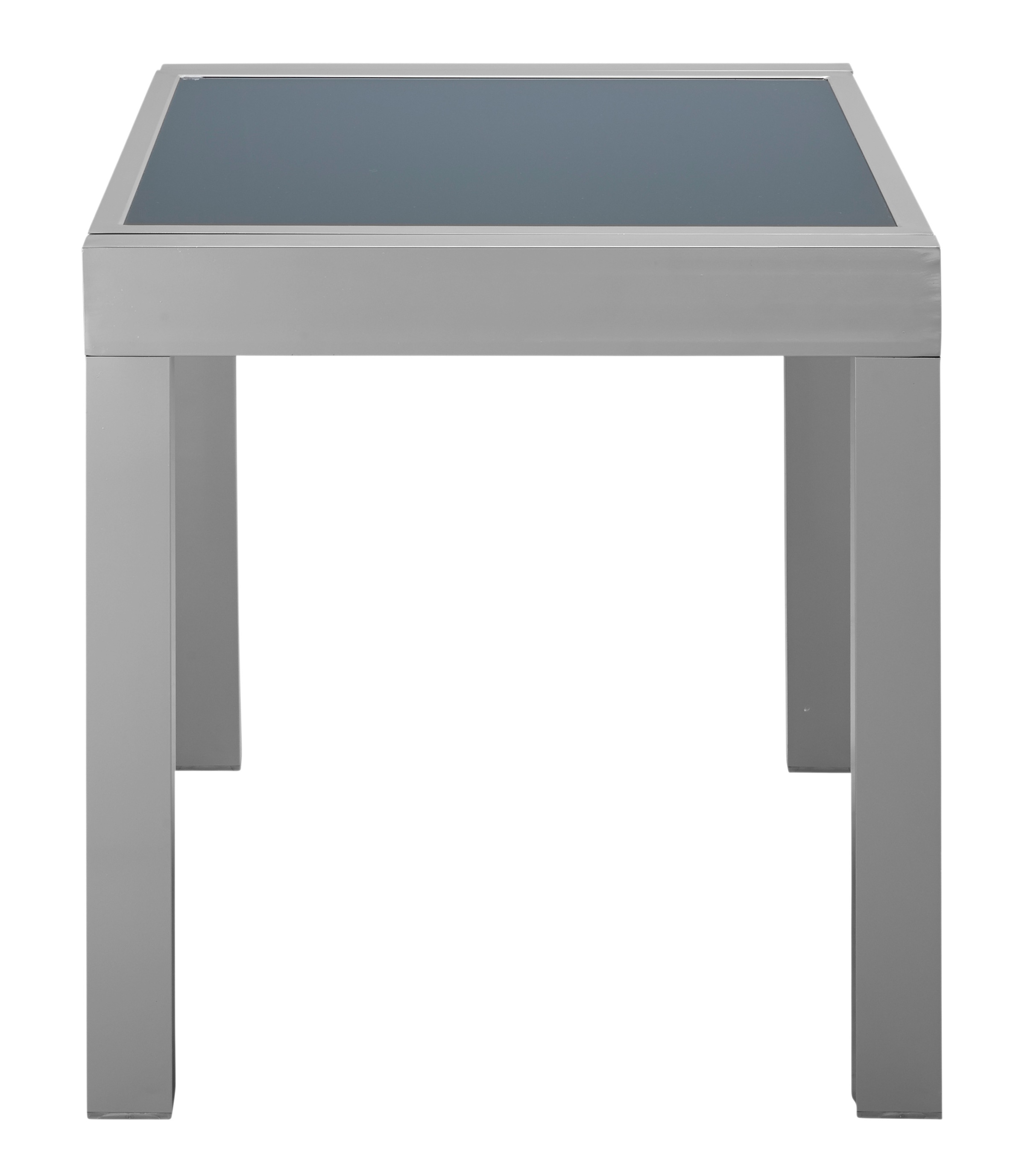 MERXX Balkonset »Lima« 2x Klappsessel, 1x Ausziehtisch 65(130)x65 cm, 3 Stk. tlg. pulverbeschichtetes Aluminium, aus 100% Polyester, für 2 Personen