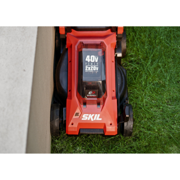 SKIL 20V grasmaaier 0130BA brushless 34cm + 2 accu's 2,0Ah + snellader