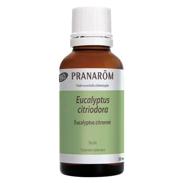 Óleo Essencial de Eucalipto Limão Orgânico Pranarom 30ml