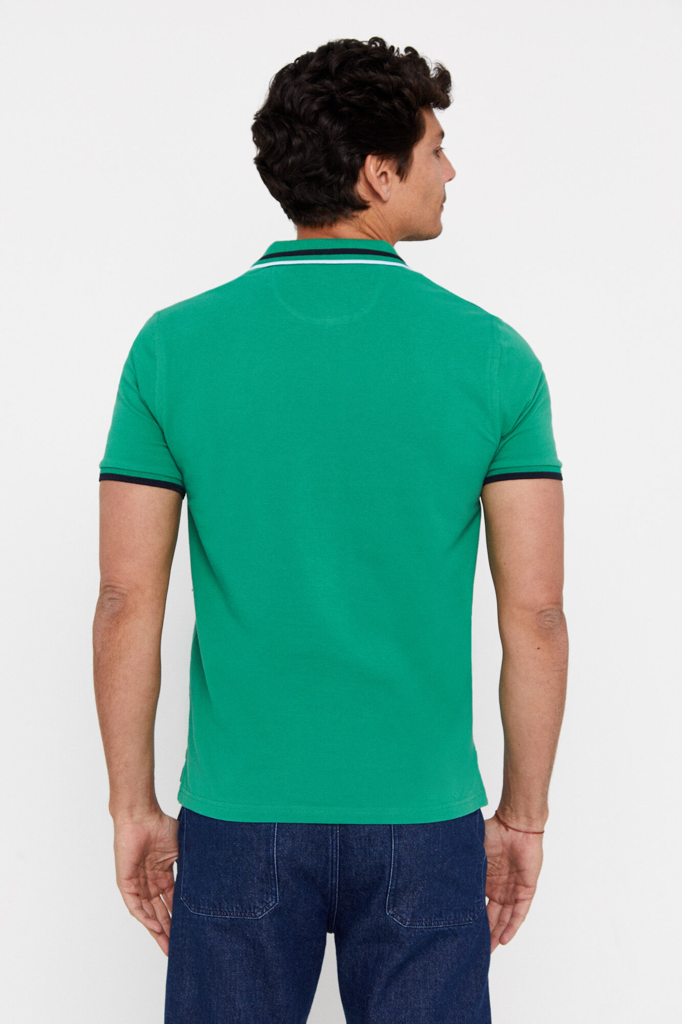 Ponteira de polo piqué - Verde