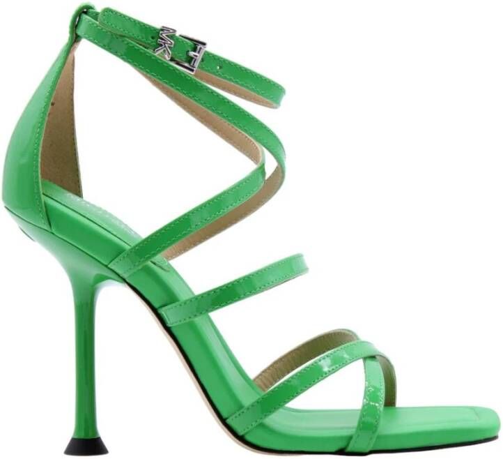 Michael Kors Strappy Sandal T10 Vernice Green Dames