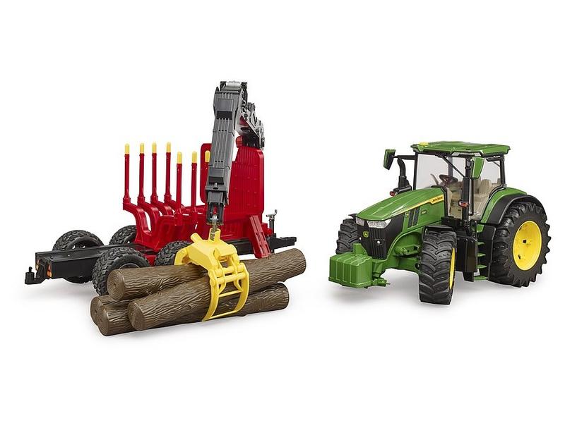 Bruder Spielwaren Landwirtschaftsfahrzeug John Deere 7R 350 Spielzeug-Traktor im Massstab 1:16