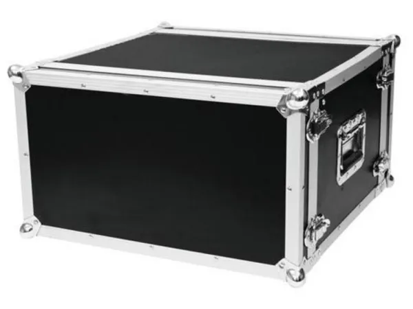 Omnitronic CO DD 19 tommers rack 6 U Træ inkl. greb