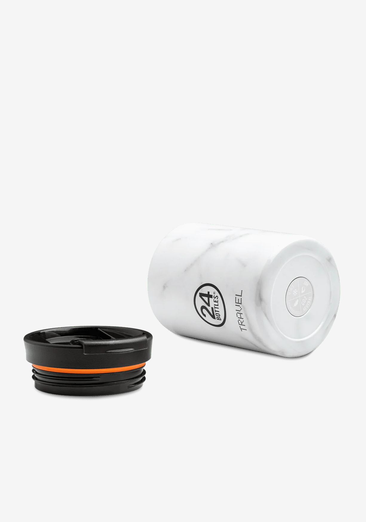 24 Bottles Thermobecher  Travel Tumbler 350ml Carrara