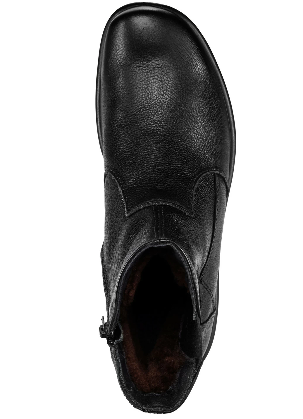 Stiefelette mit echtem Lammfellfutter