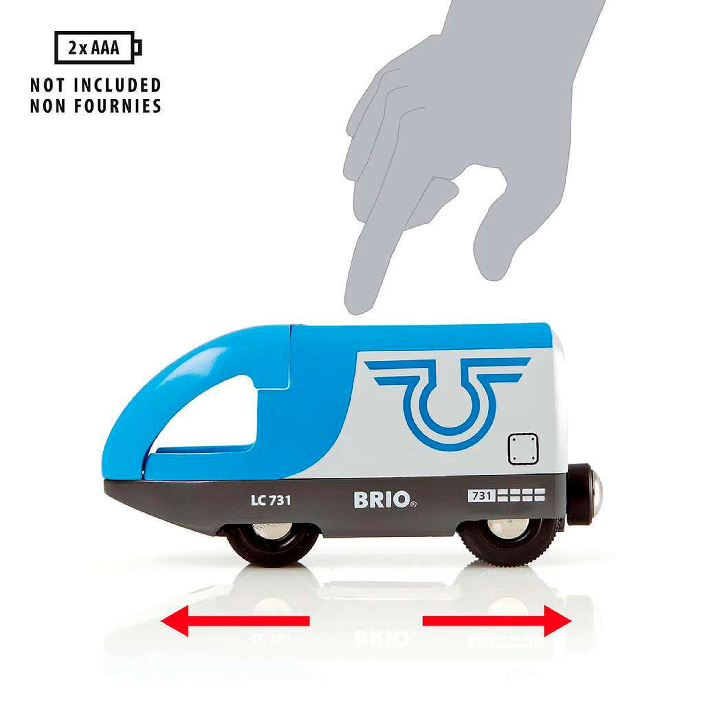 BRIO Großes Bahn Reisezug Set