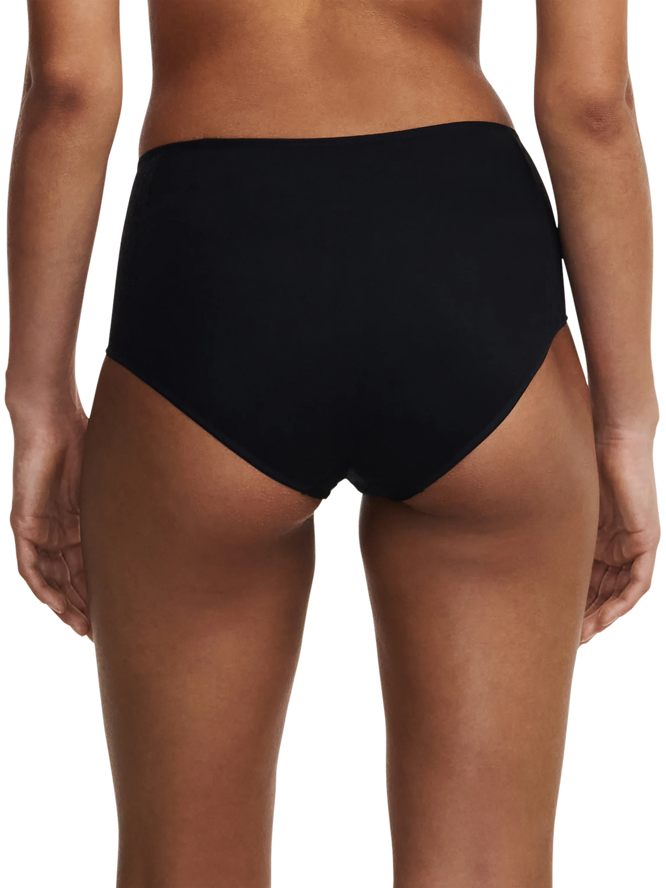 NORAH - Culotte taille haute en dentelle | Noir
