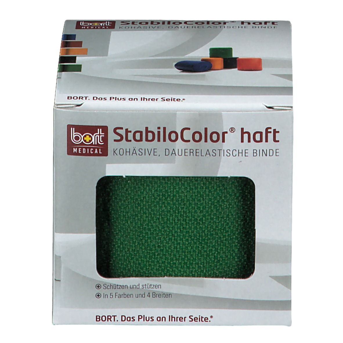 BORT StabiloColor® haft Binde 6 cm grün