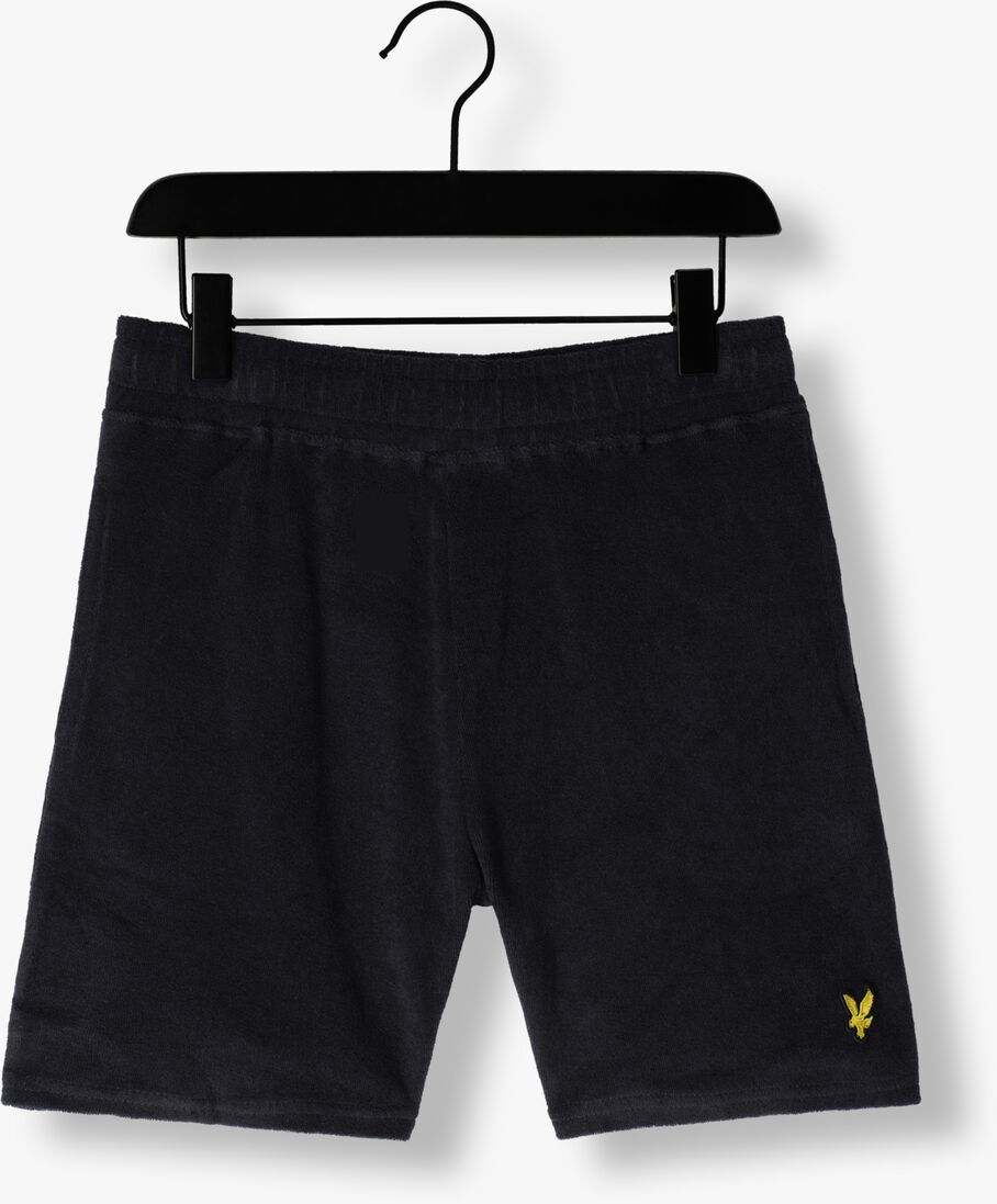 LYLE & SCOTT donkerblauwe lyle & scott korte broek towelling short