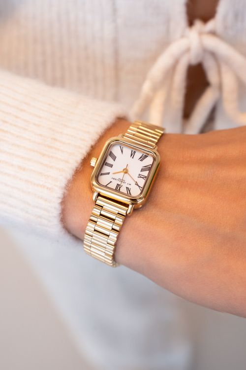 Vierkant horloge vintage