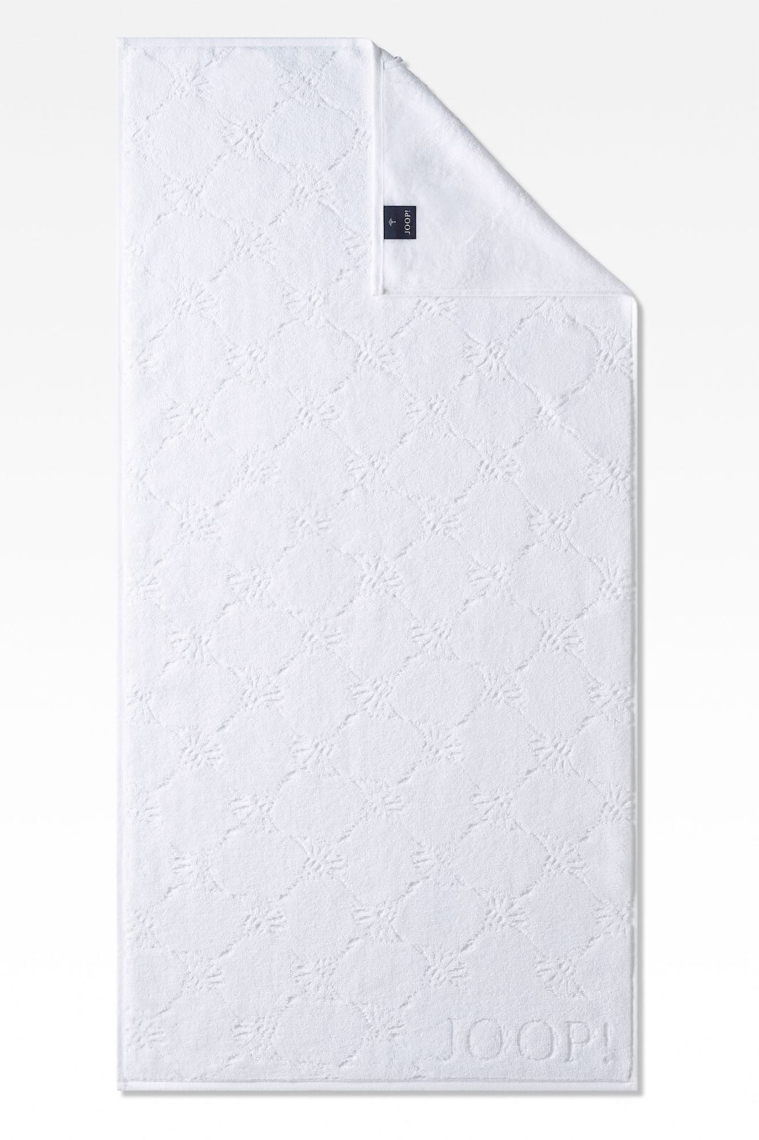 JOOP! Handtuch UNI CORNFLOWER 50 x 100 cm weiß