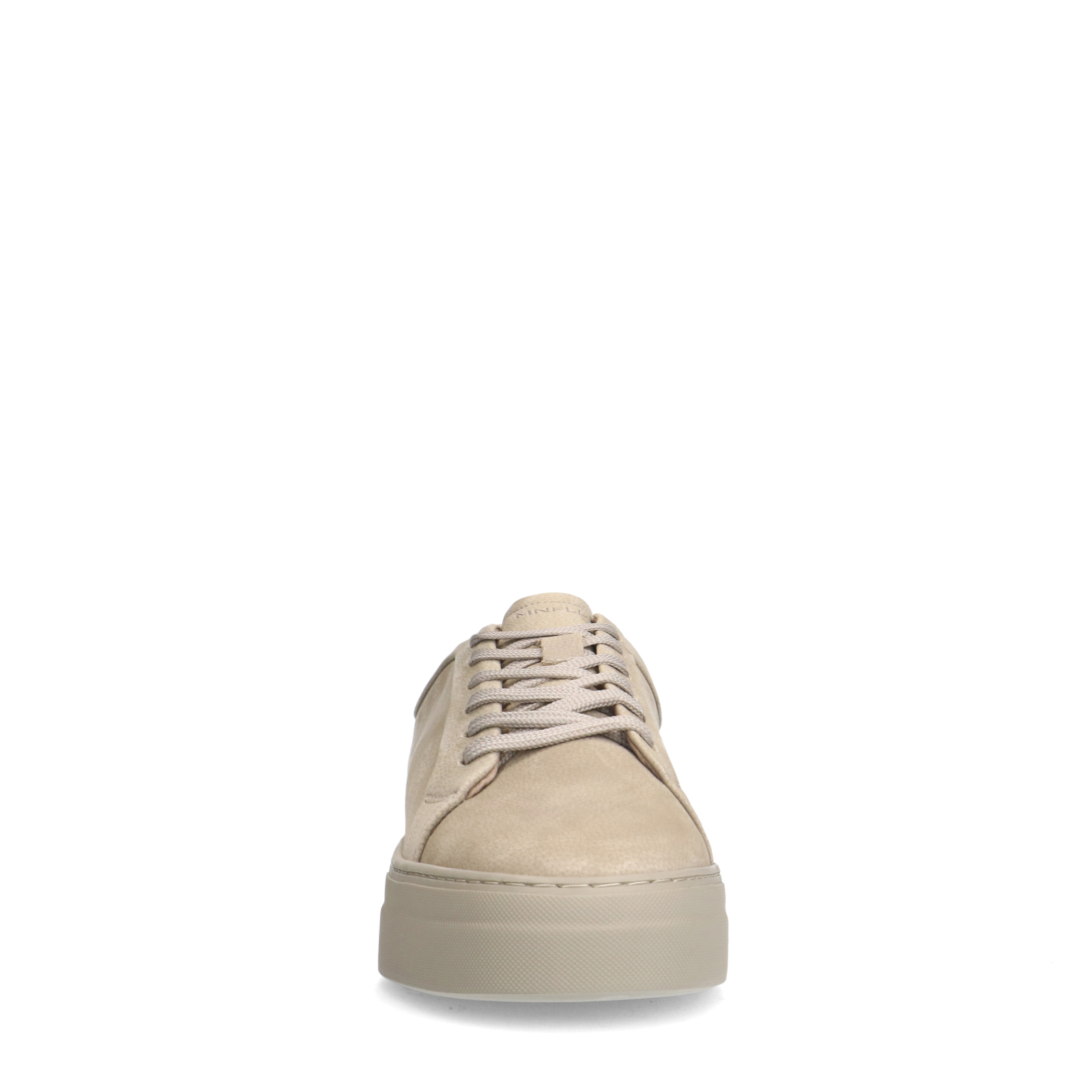 Beige nubuck sneakers
