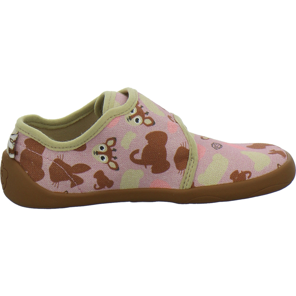 Affenzahn Hausschuhe Kinder Unisex - Kinder Baumwolle Movy Rosa