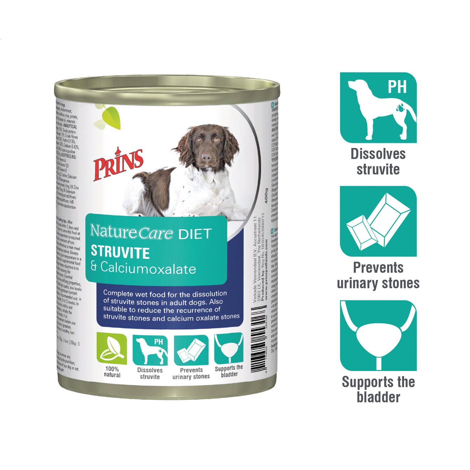 Prins NatureCare Diet Dog Struvite & Calciumoxalate