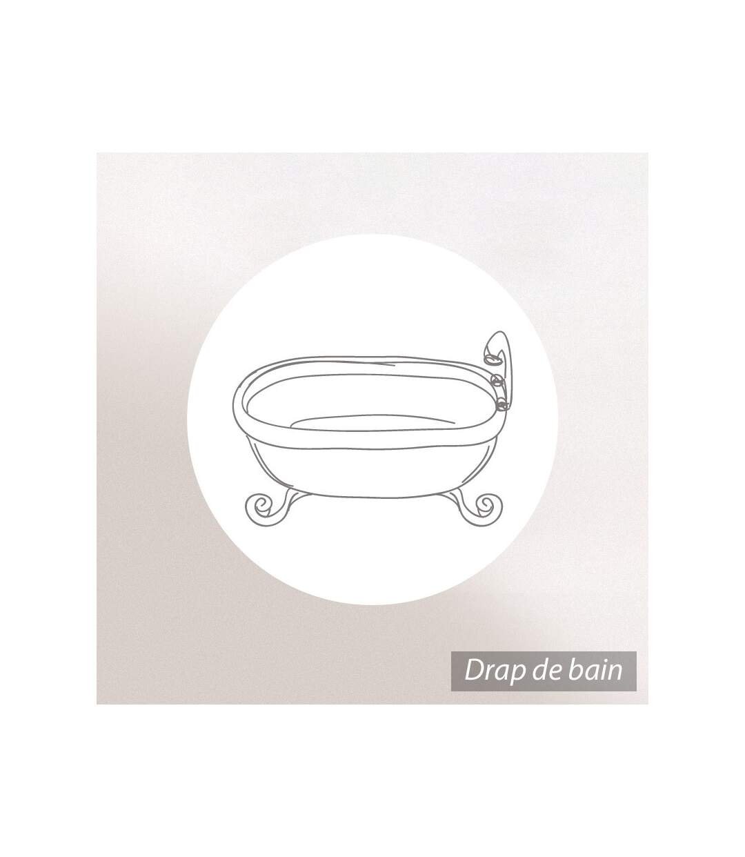 Drap de bain 100x150 cm PURE Violet 550g/m2