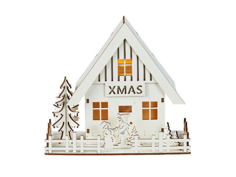 Kerstdorp met figuren
