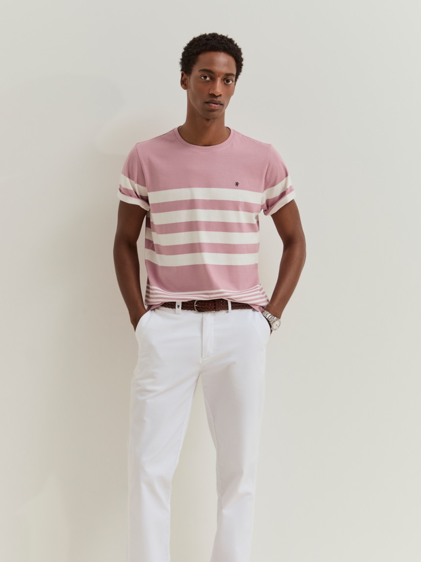T-shirt em algodão