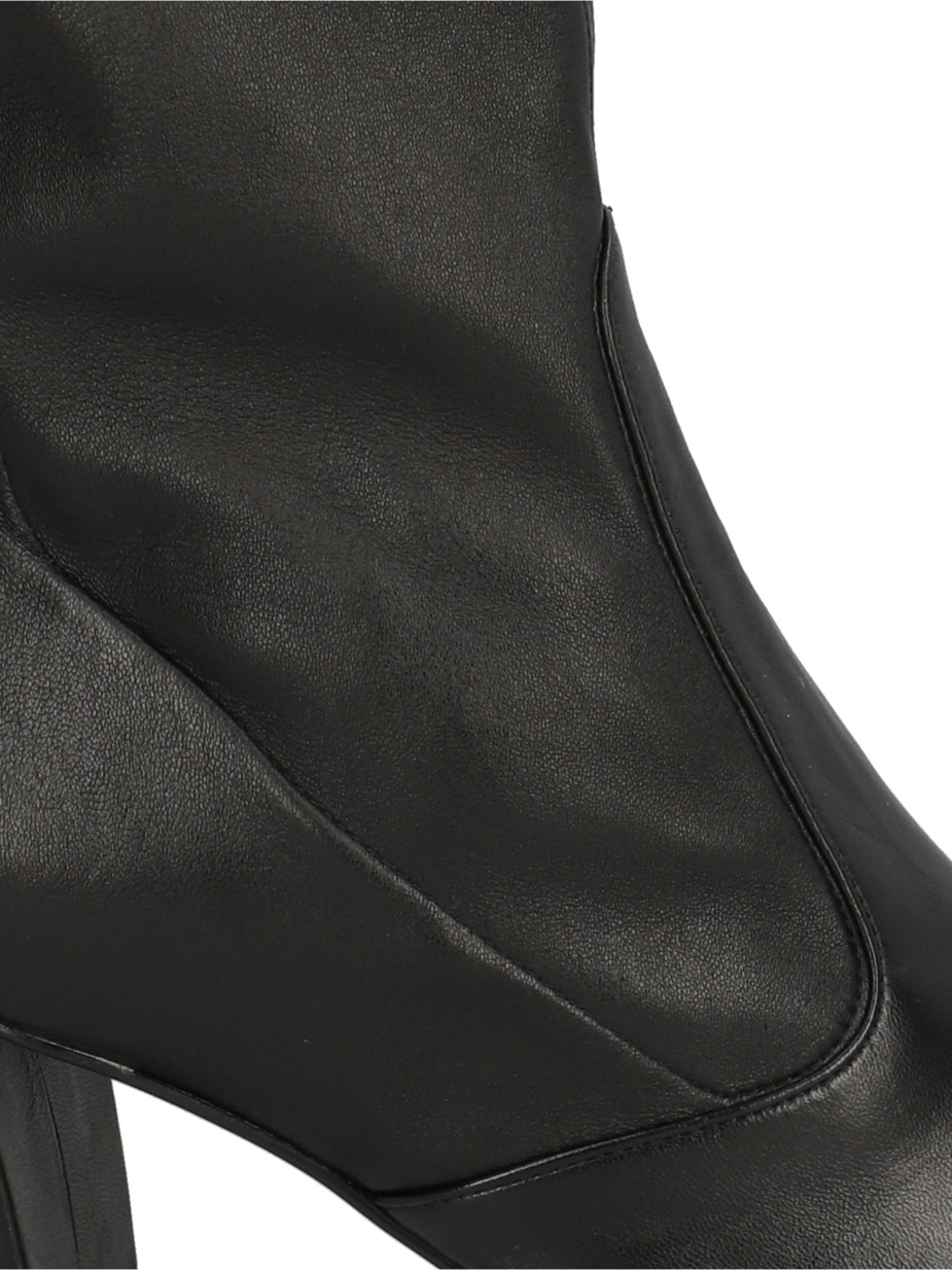 Glattleder Stiefelette