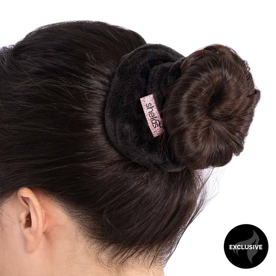 Shelas Scrunchies Black 2stk